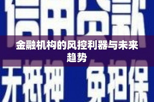三江金融机构的风控利器与未来趋势