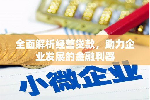 三江全面解析经营贷款，助力企业发展的金融利器