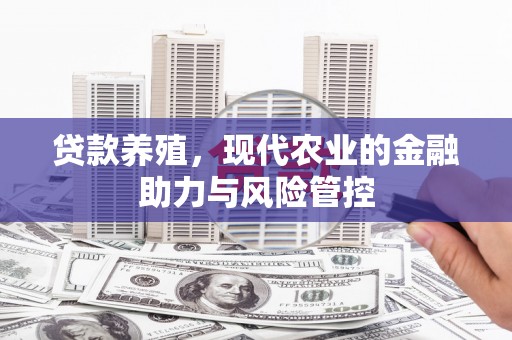三江贷款养殖，现代农业的金融助力与风险管控