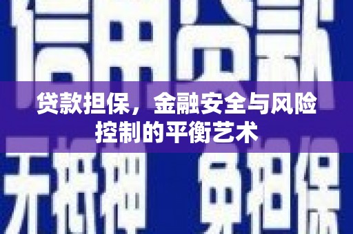 三江贷款担保，金融安全与风险控制的平衡艺术