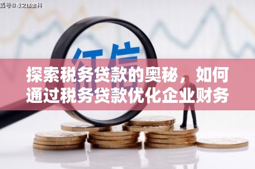 三江探索税务贷款的奥秘，如何通过税务贷款优化企业财务