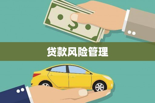 三江贷款风险管理