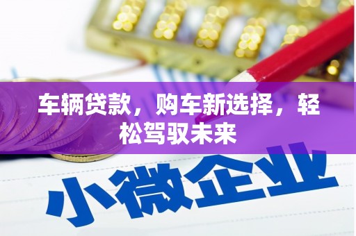 三江车辆贷款，购车新选择，轻松驾驭未来