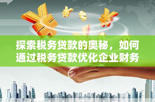 三江探索税务贷款的奥秘，如何通过税务贷款优化企业财务