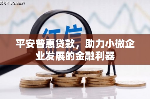 三江平安普惠贷款，助力小微企业发展的金融利器