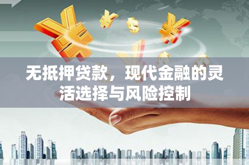 三江无抵押贷款，现代金融的灵活选择与风险控制