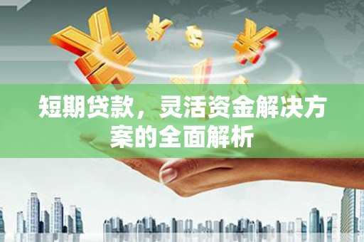 三江短期贷款，灵活资金解决方案的全面解析