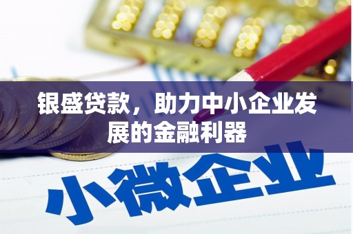 三江银盛贷款，助力中小企业发展的金融利器