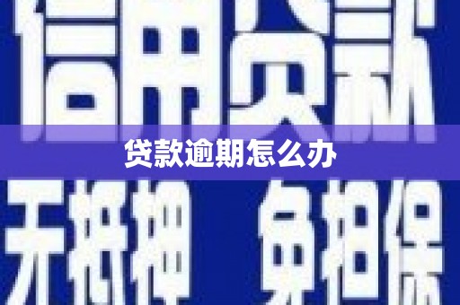 三江贷款逾期怎么办