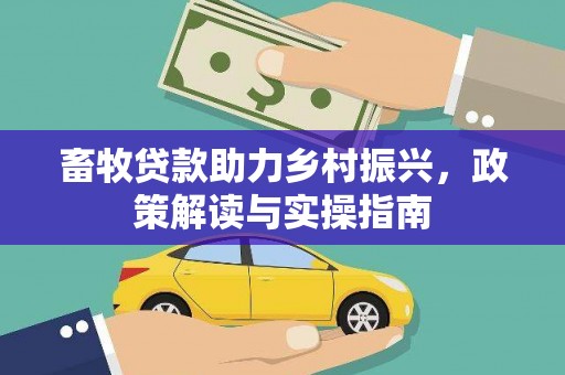 三江畜牧贷款助力乡村振兴，政策解读与实操指南